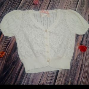 LIZ LISA X SANRIO My Melody Soft and Girly Spring Cardigan SZ Medium  (Lizmelo)